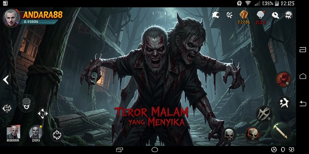 Screenshot ANDARA88 menampilkan gameplay horor yang menegangkan dan atmosfir yang mencekam.