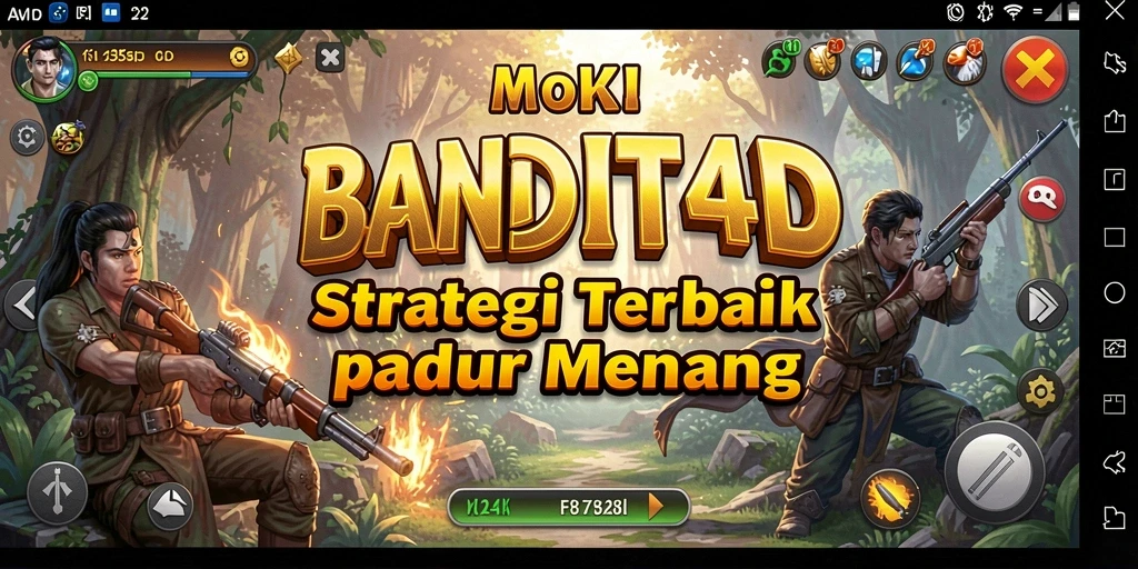 Tampilan gameplay BANDIT4D yang penuh strategi dan aksi.