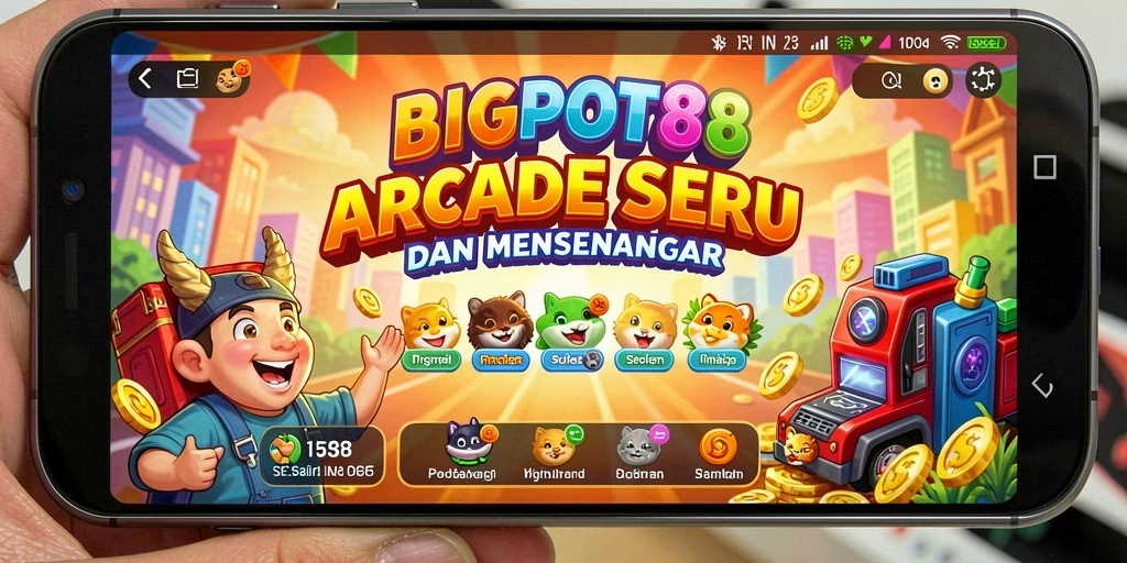 Screenshot gameplay BIGPOT88 yang menunjukkan aksi seru dalam permainan Arcade.