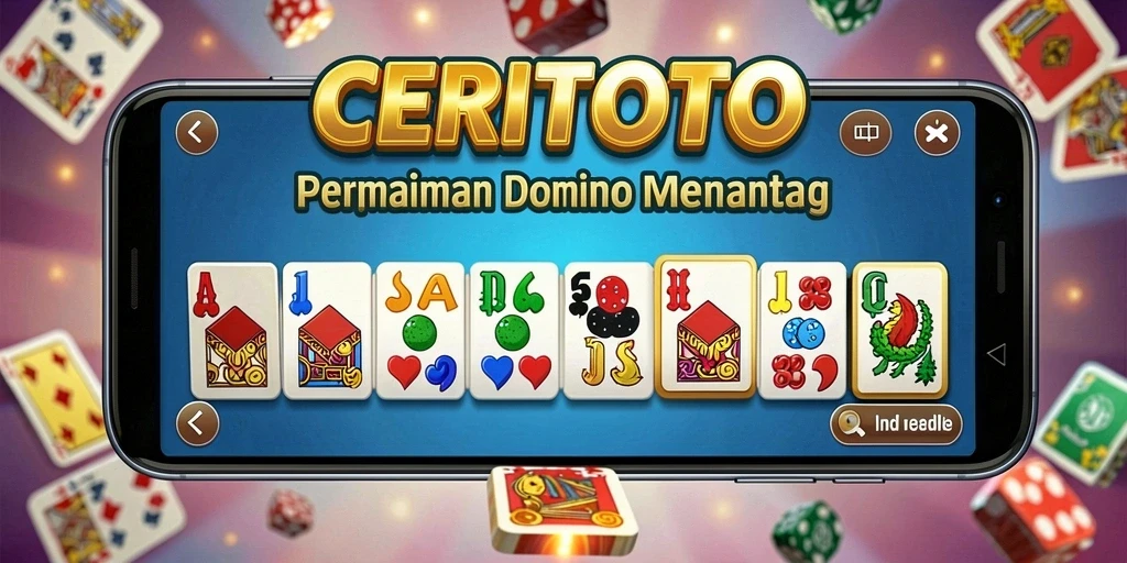 Tampilan gameplay Domino yang seru dan menantang di CERITOTO.