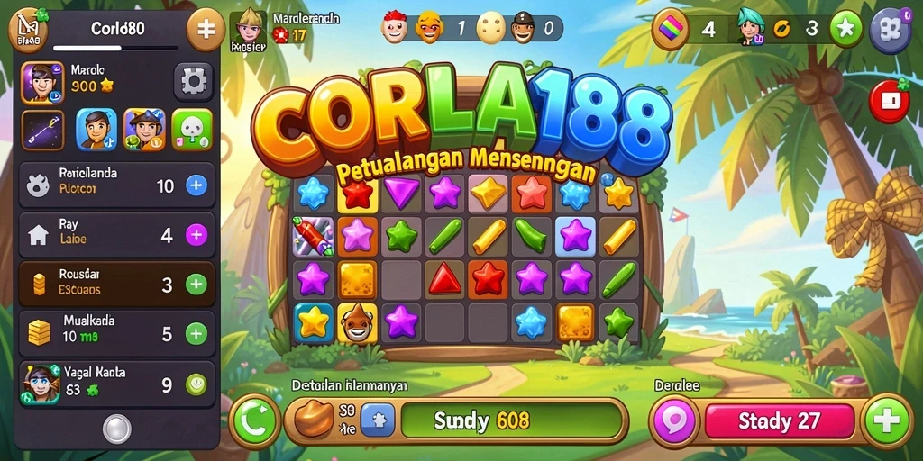 Tampilan menarik dari gameplay CORLA188 yang seru dan menantang.