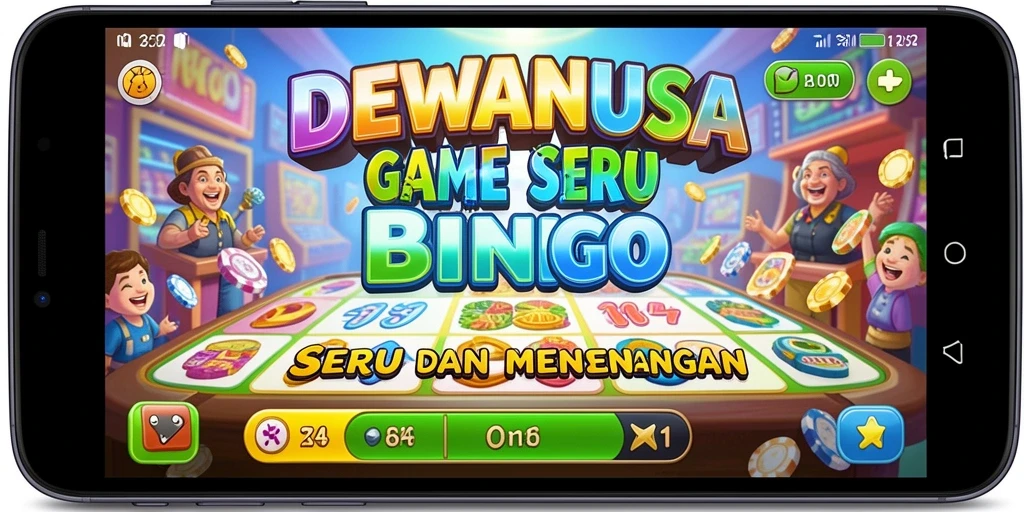 Tampilan gameplay seru di aplikasi Bingo DEWANUSA.