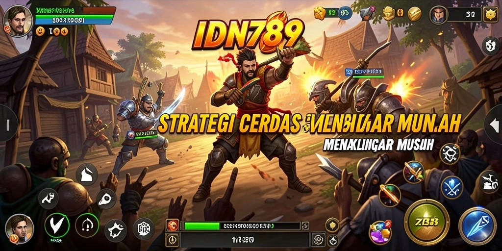 Tangkapan layar gameplay IDN789 strategi yang menegangkan.