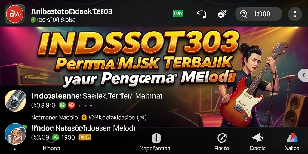 Tampilan gameplay <strong>INDOSLOT303</strong> dengan tantangan musik yang seru.