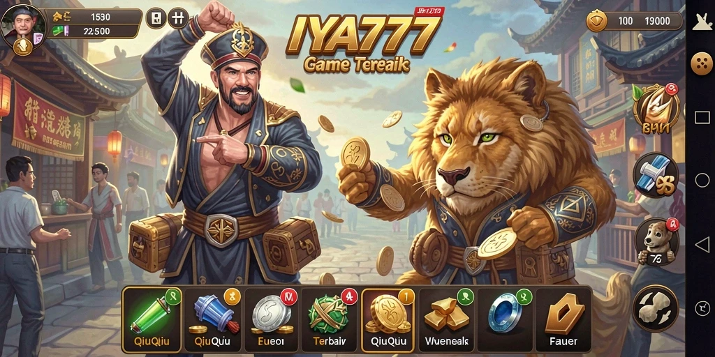 Gameplay seru QiuQiu di aplikasi IYA777.