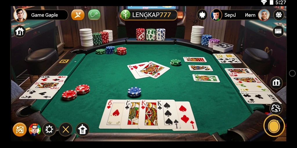 Tampilan menarik dari gameplay LENGKAP777 yang seru.
