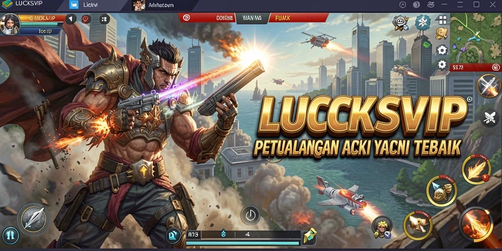 Tampilan seru dari gameplay LUCKSVIP yang penuh aksi.