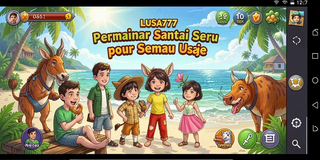 Tangkapan layar gameplay LUSA777 yang menampilkan keseruan permainan Casual.