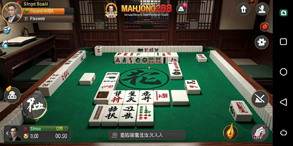 Tampilan menarik dari gameplay Mahjong288 yang seru dan interaktif.