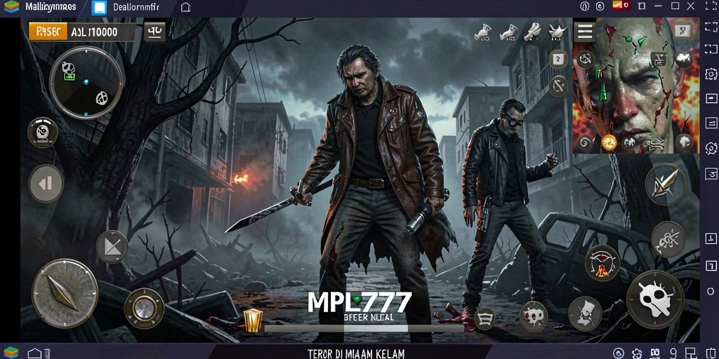 Gameplay seram di MPL777 dengan atmosfer mencekam yang menyelimuti.