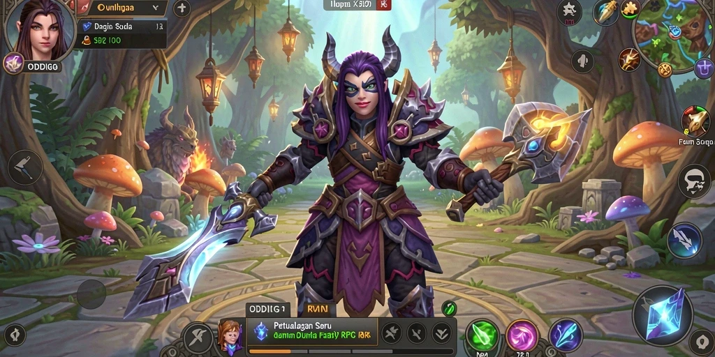 Tampilan gameplay seru dari ODDIGO menunjukkan aksi pertarungan yang mendebarkan.
