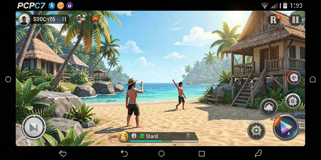 Tangkapan layar gameplay PCPC7 yang memikat dan penuh warna.