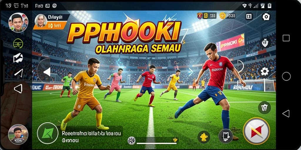 Tampilan gameplay seru dan penuh aksi dalam PPHOKI.