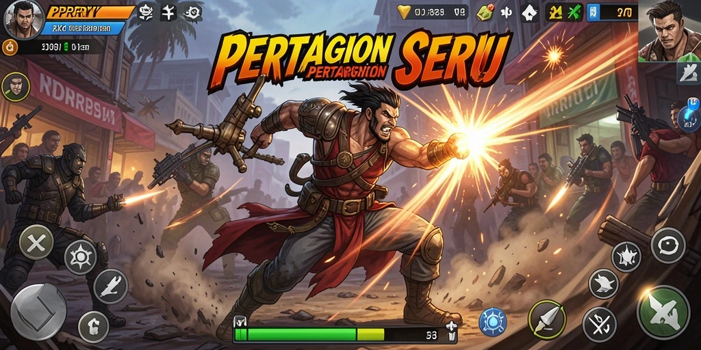 Tampilan gameplay aksi seru di PPRRYY dengan grafis menarik.