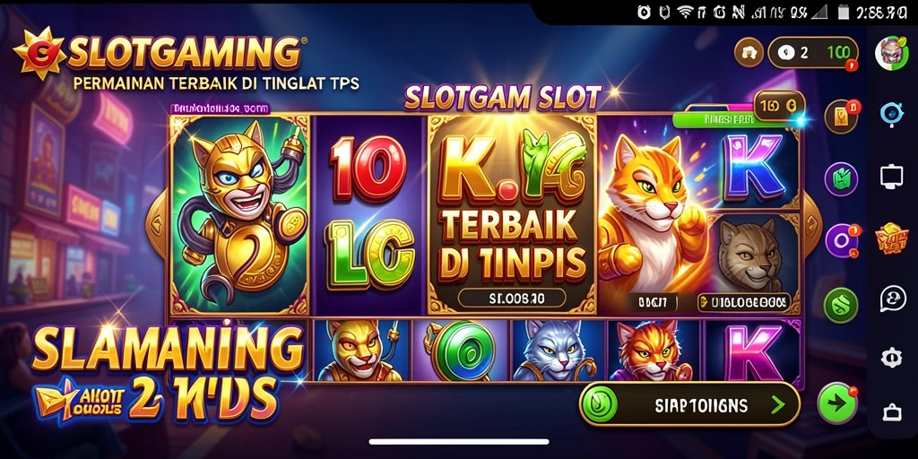 Gameplay menantang dalam SLOTGAMING dengan aksi TPS yang seru.