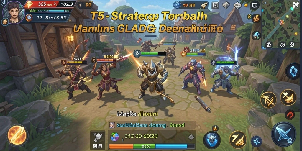 Tangkapan layar utama menampilkan aksi seru dalam game SLG.