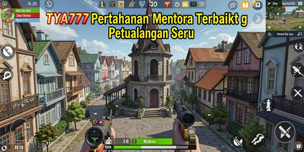 Tampilan gameplay seru dan strategis di TYA777 Tower Defense.
