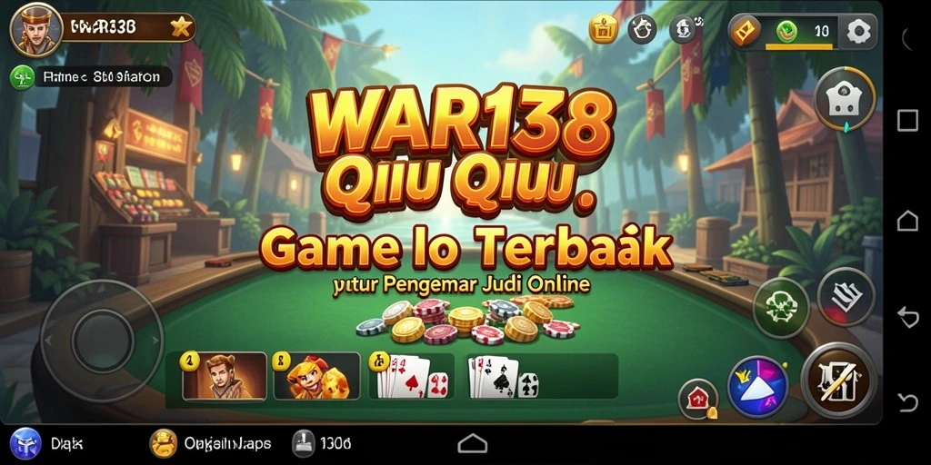 Tampilan gameplay seru dalam WAR138 yang menampilkan tindakan QiuQiu.